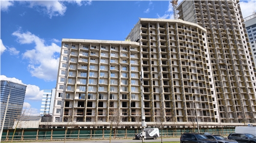 Ход строительства от 14 апреля