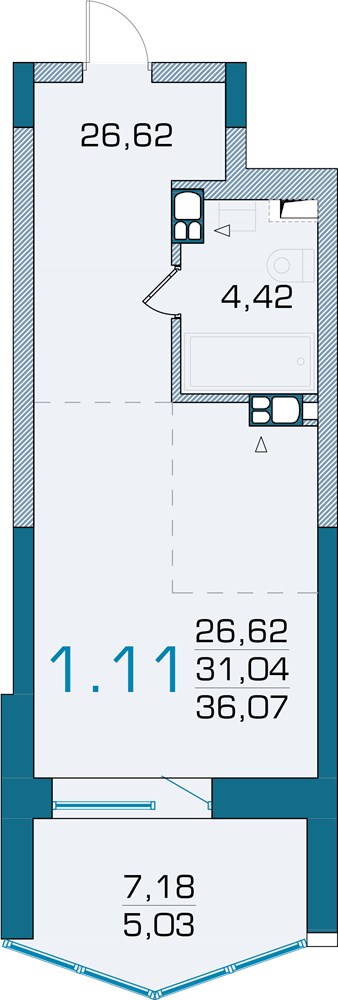 Квартира 1.11