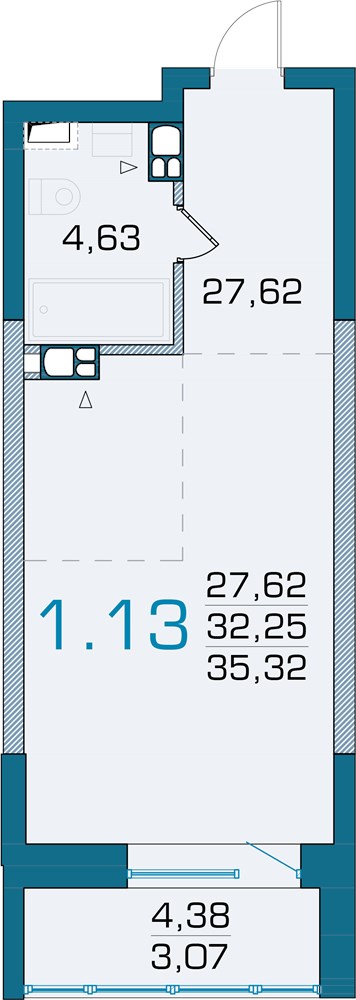 Квартира 1.13