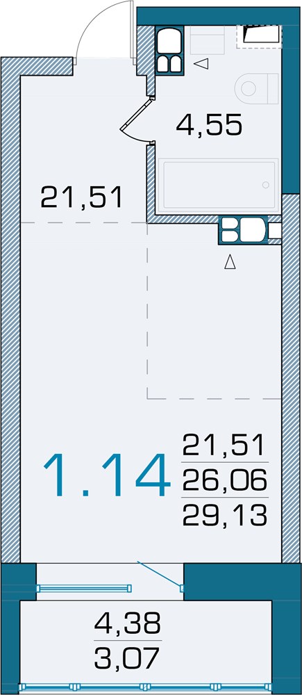Квартира 1.10
