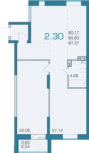 Квартира 2.30