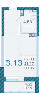 Квартира 3.13